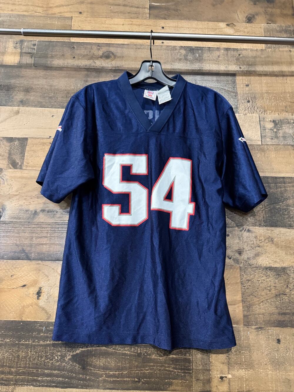 Vintage NFL Players Tedy Bruschi #54 New England Patriots Jersey-Youth Lg 14-16